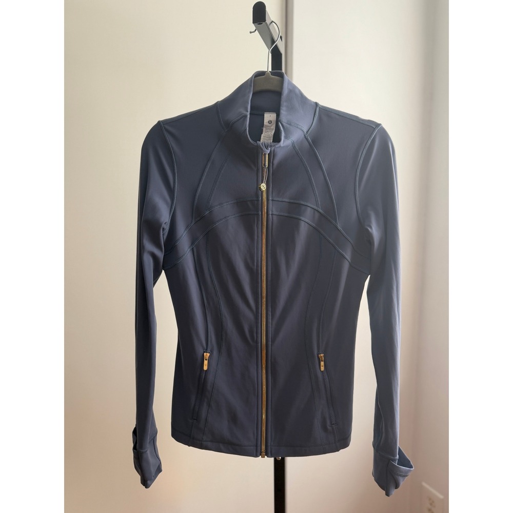 Lululemon Define Jacket *Nulu - Size 8 - True Navy/Gold/Gold